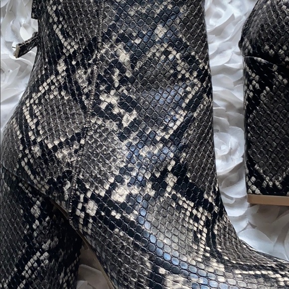 Steve Madden Retrograde Grey Snake Booties! - Picture 3 of 6